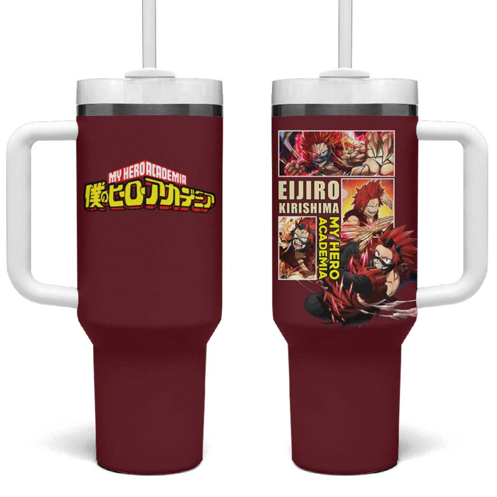 Eijiro Kirishima My Hero Tumbler With Handle Academia Hardening Quirk Fierce Red
