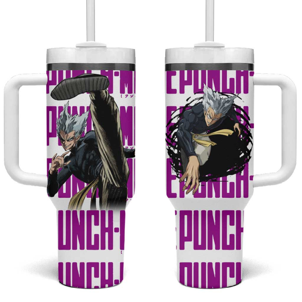 Garou One Punch Man Tumbler With Handle Monster Form Martial Artist Japan Anime Style