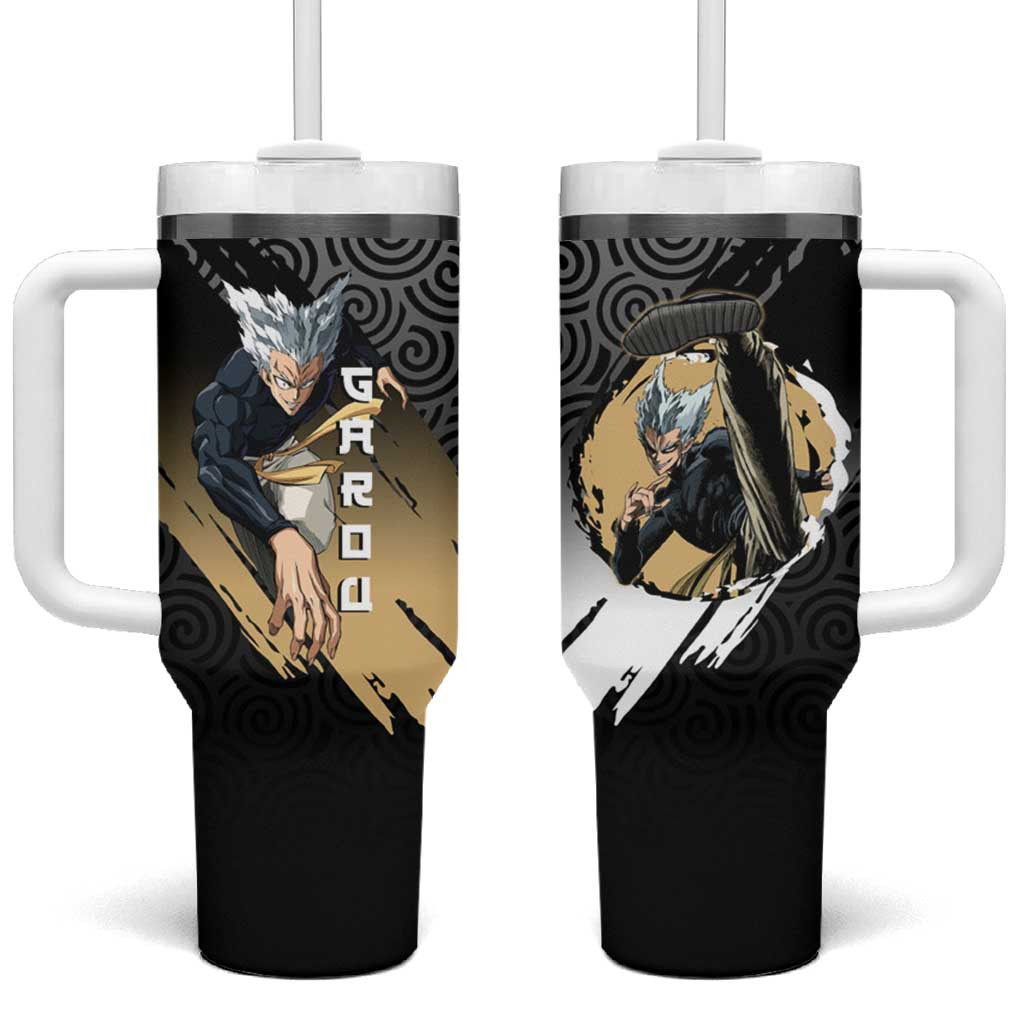 Garou One Punch Man Tumbler With Handle Shadow Strike Urban Style