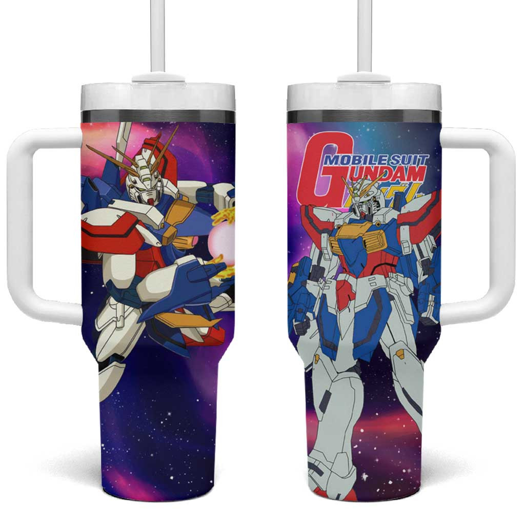 God Gundam Tumbler With Handle Suit Dynamic Mecha Warrior Look Anime Style