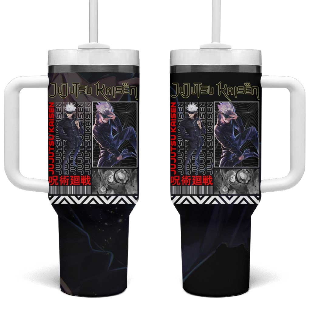 Gojo Satoru Tumbler With Handle Jujutsu Kaisen Anime Streetwear