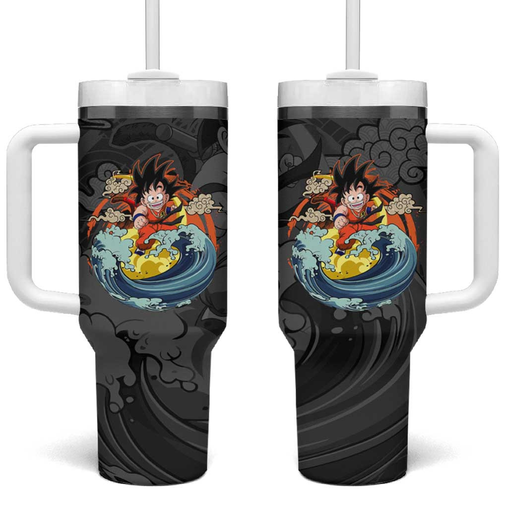 Goku Kid Dragon Ball Tumbler With Handle Anime Style