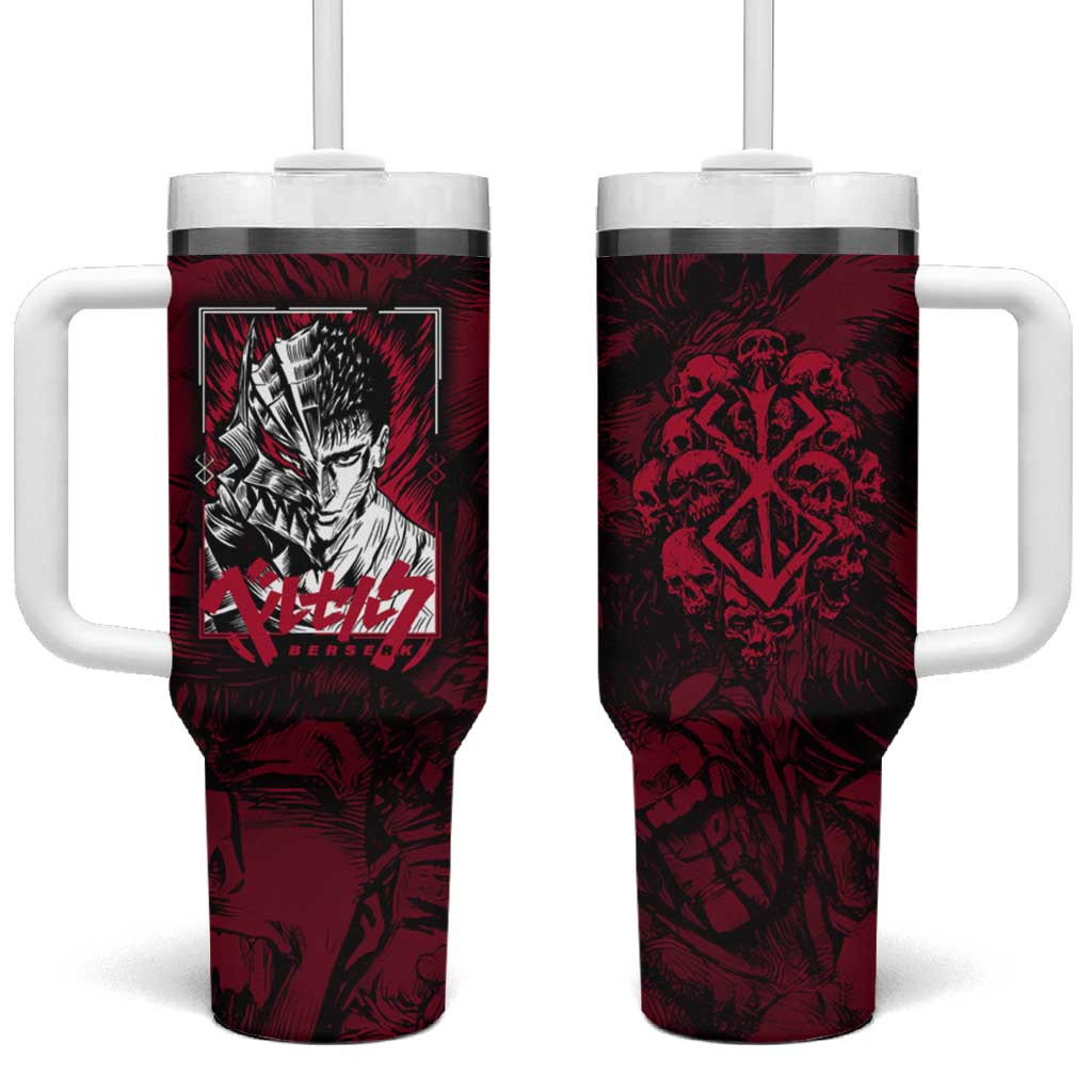 Guts Metal Bererk Tumbler With Handle Anime Style