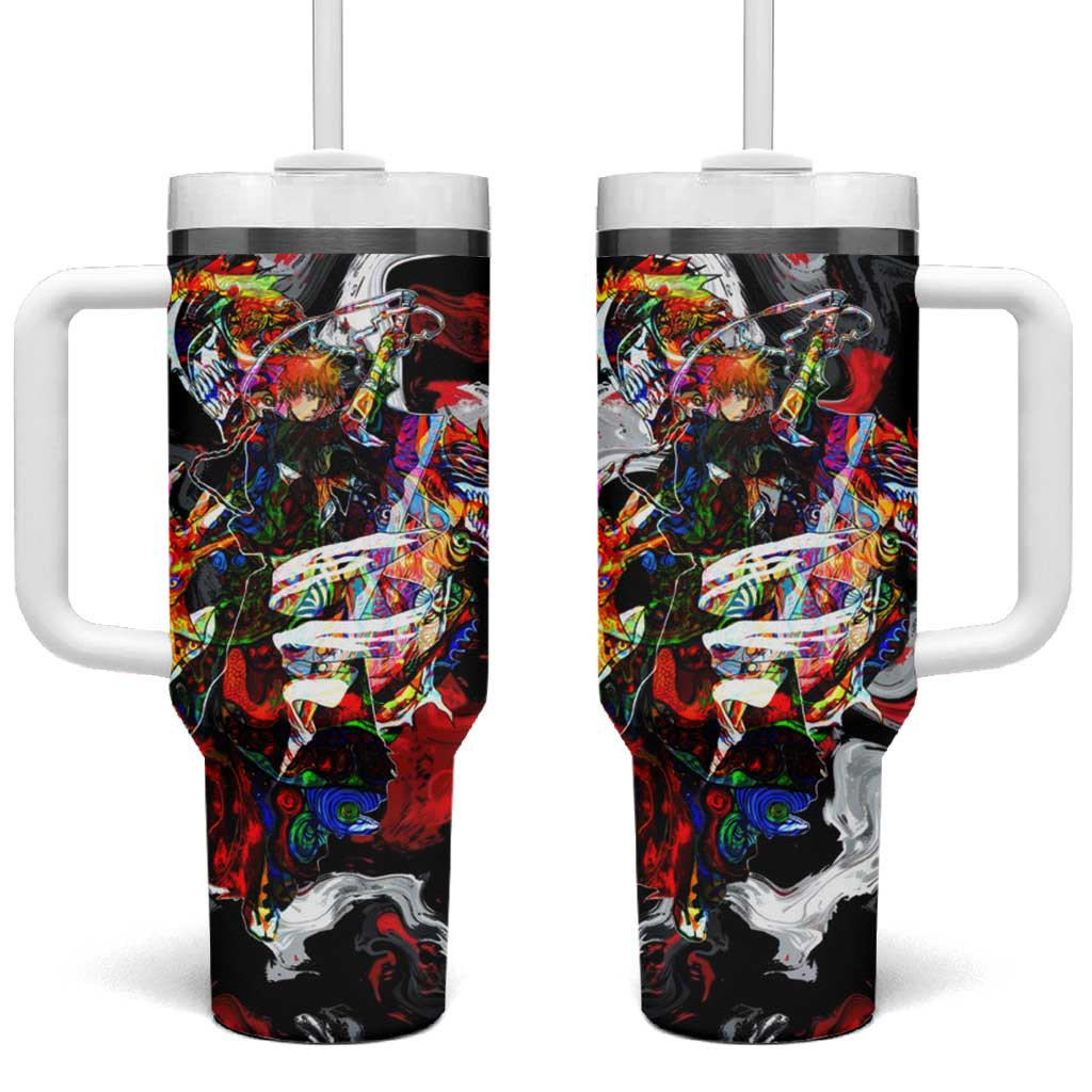 Ichigo Kurosaki Bankai Tumbler With Handle Bleach Anime Sword Spirit