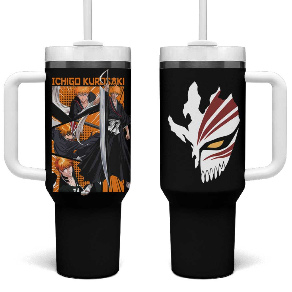 Ichigo Kurosaki Bleach Soul Reaper Tumbler With Handle With Zangetsu Sword Anime Style