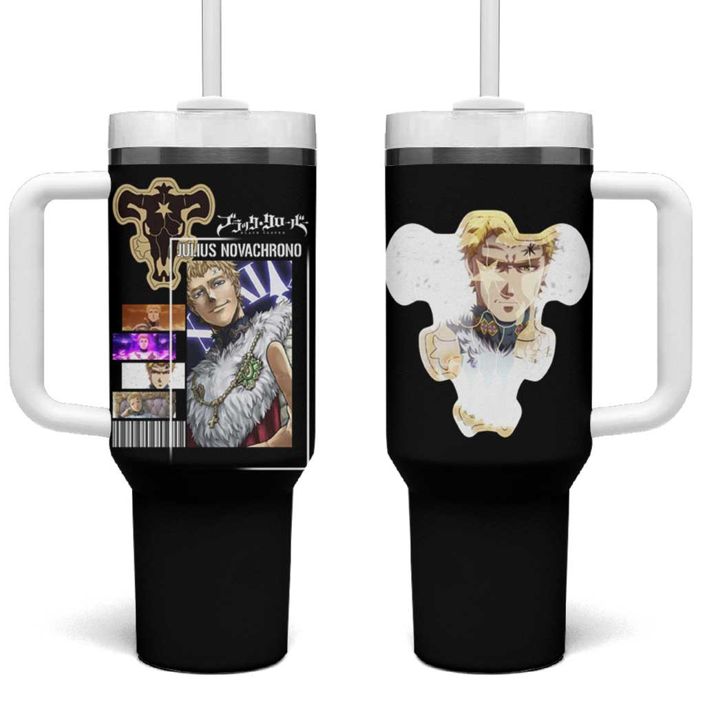 Julius Novachrono Black Clover Tumbler With Handle Anime Style