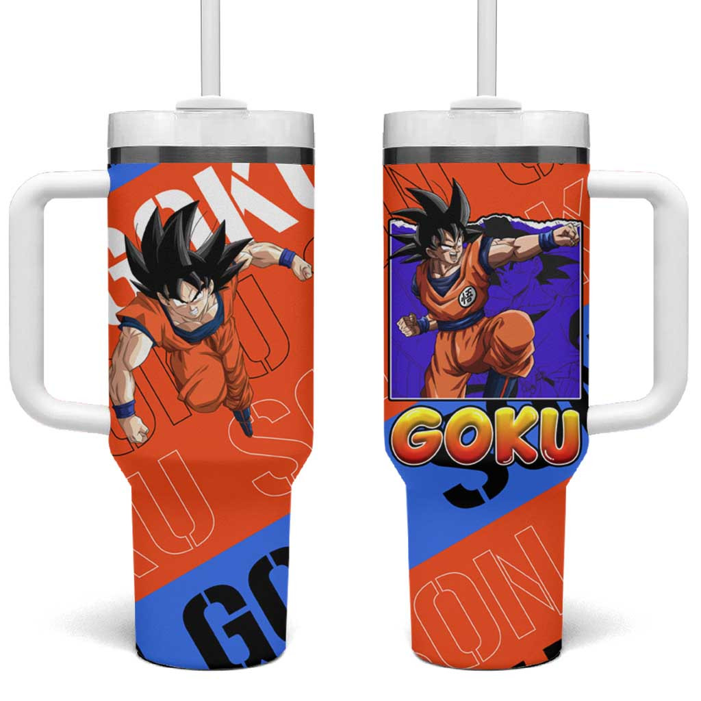 Kakarot Son Goku Dragon Ball Z Tumbler With Handle Anime Style