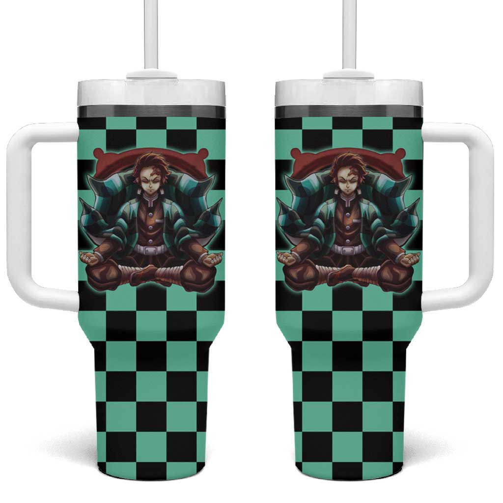 Kamado Tanjiro Demon Slayer Tumbler With Handle Anime Mix Trippy Style