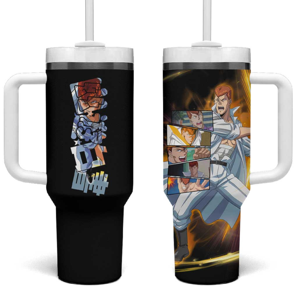 Kazuma Kuwabara Yuyu Hakusho Tumbler With Handle Anime Style