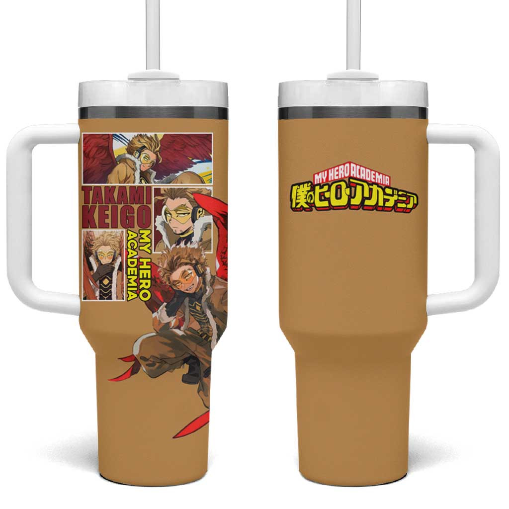 Keigo Takami My Hero Academia Tumbler With Handle Hawks Red Wings Urban Hero