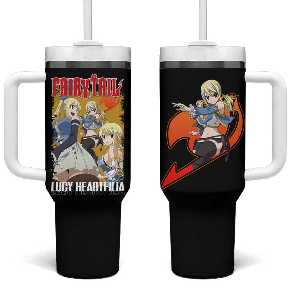 Lucy Heartfilia Fairy Tail Tumbler With Handle Anime Style