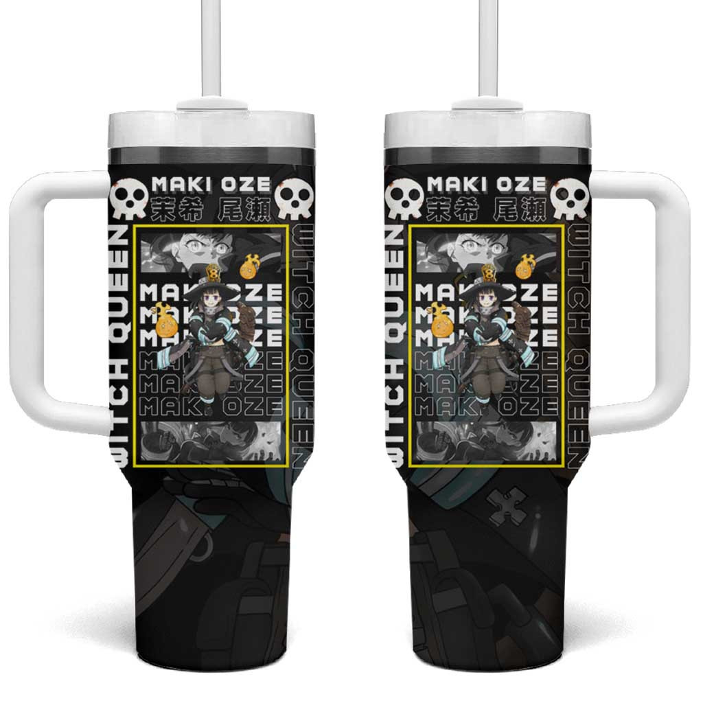 Maki Oze Fire Force Tumbler With Handle Company 8 Witch Queen Anime