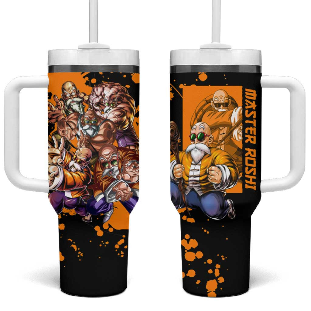 Master Roshi Dragon Ball Z Tumbler With Handle Anime Style