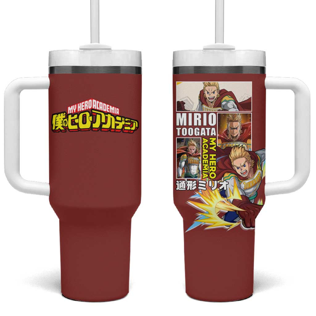 Mirio Toogata My Hero Academia Tumbler With Handle Permeation Power Heroic Impact Style