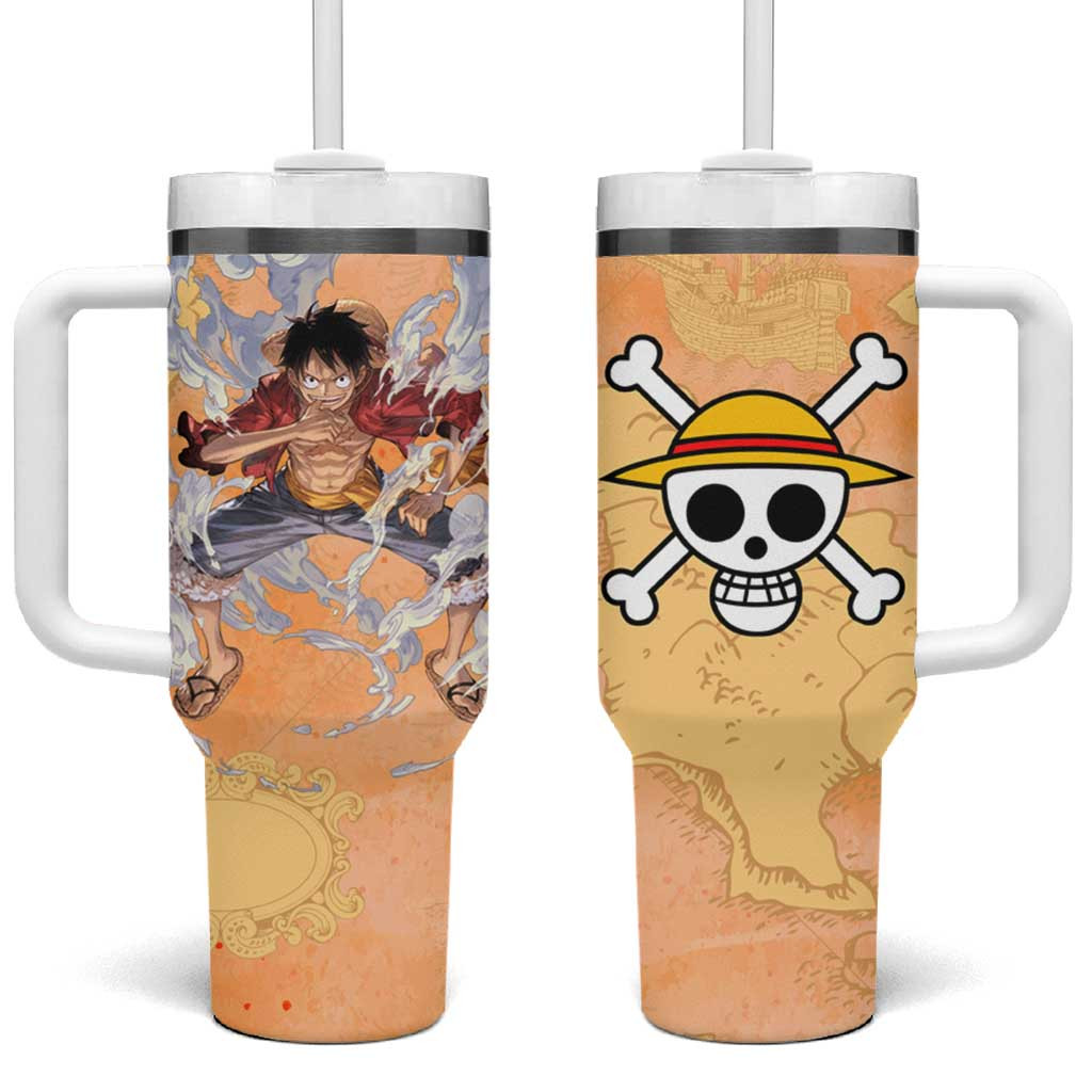 Monkey D Luffy One Piece Tumbler With Handle Anime Style
