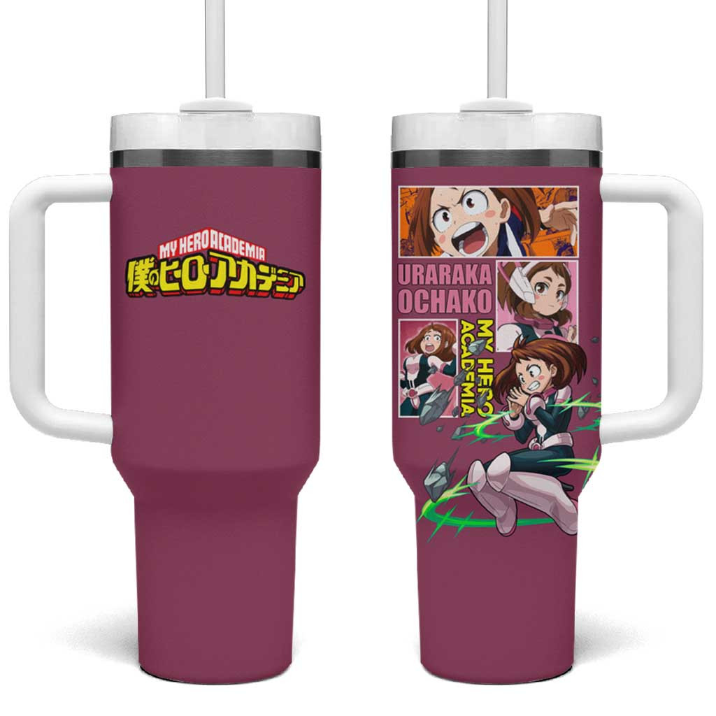 Ochako Uraraka My Hero Academia Tumbler With Handle Zero Gravity Cute Hero