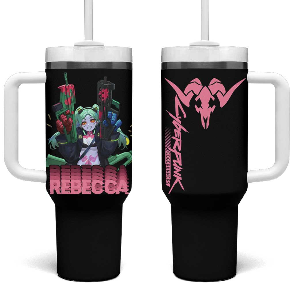 Rebecca Cyberpunk Edgerunners Tumbler With Handle Anime Style