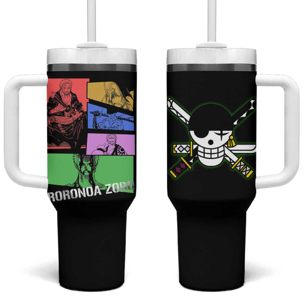 Roronoa Zoro One Piece Tumbler With Handle Anime Style