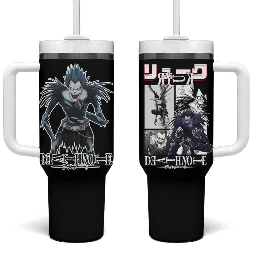 Ryuk Death Note Shinigami Tumbler With Handle With Apple And Wings Japan Anime Style