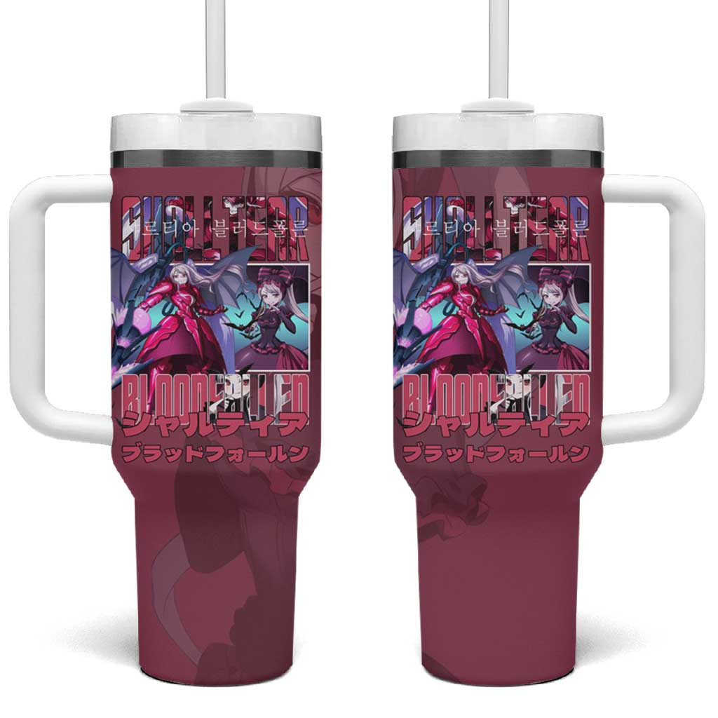 Shalltear Bloodfallen Overlord Tumbler With Handle With Crimson Gothic Vampire Aesthetic