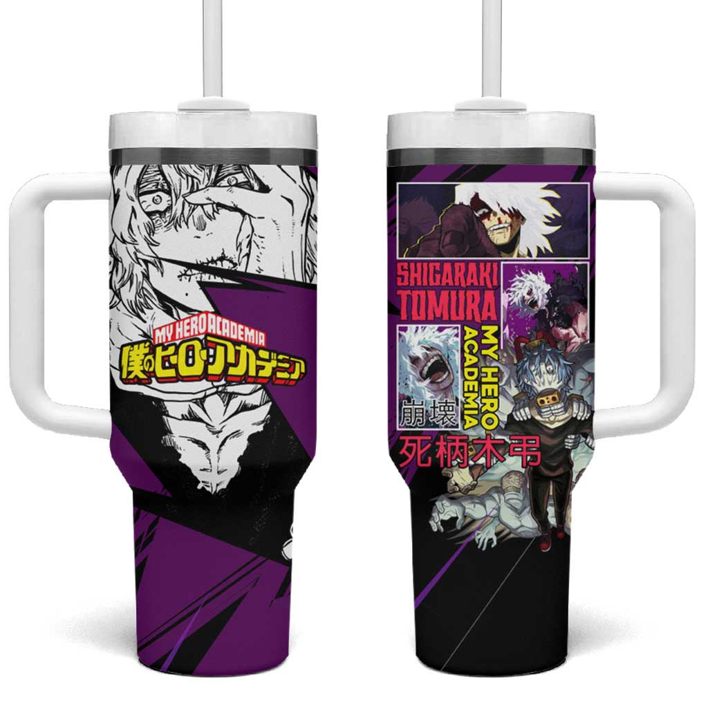 Shigaraki Tomura My Hero Academia Tumbler With Handle Dark Chaos Streetwear Style