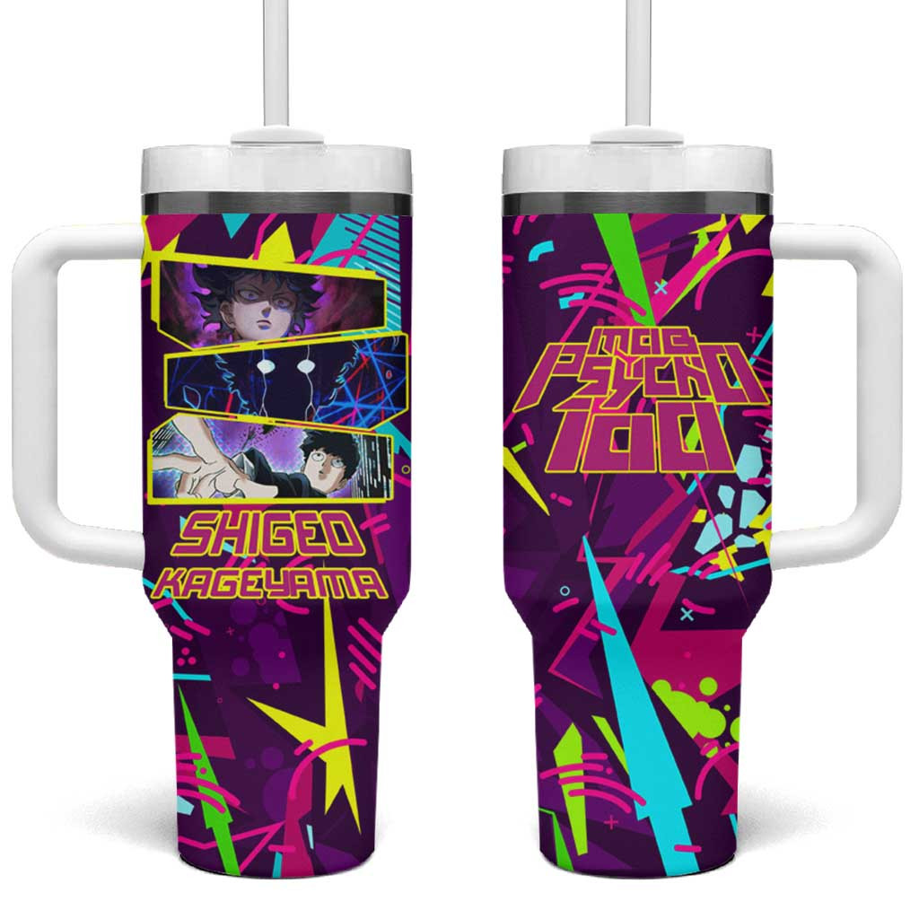 Shigeo Kageyama Mob Psycho 100 Tumbler With Handle Anime Style