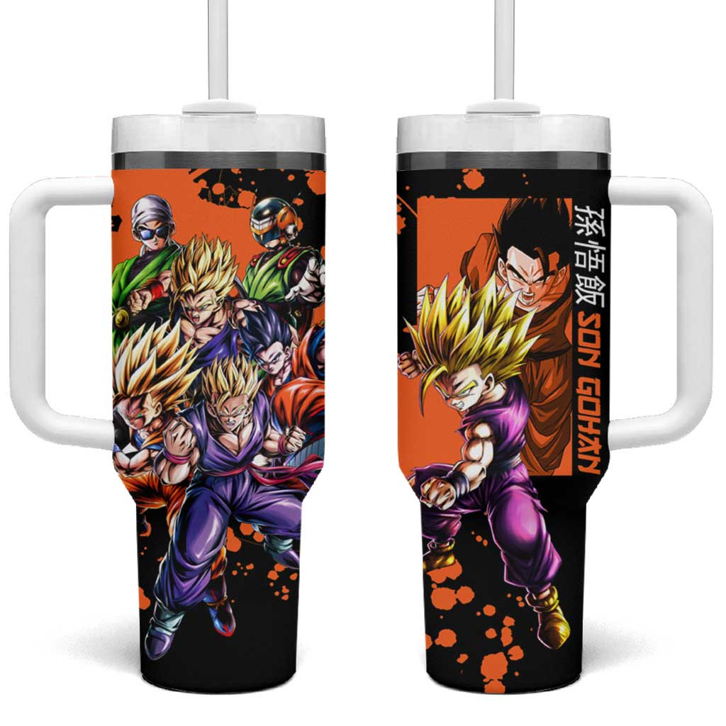 Son Gohan Dragon Ball Tumbler With Handle Anime Style