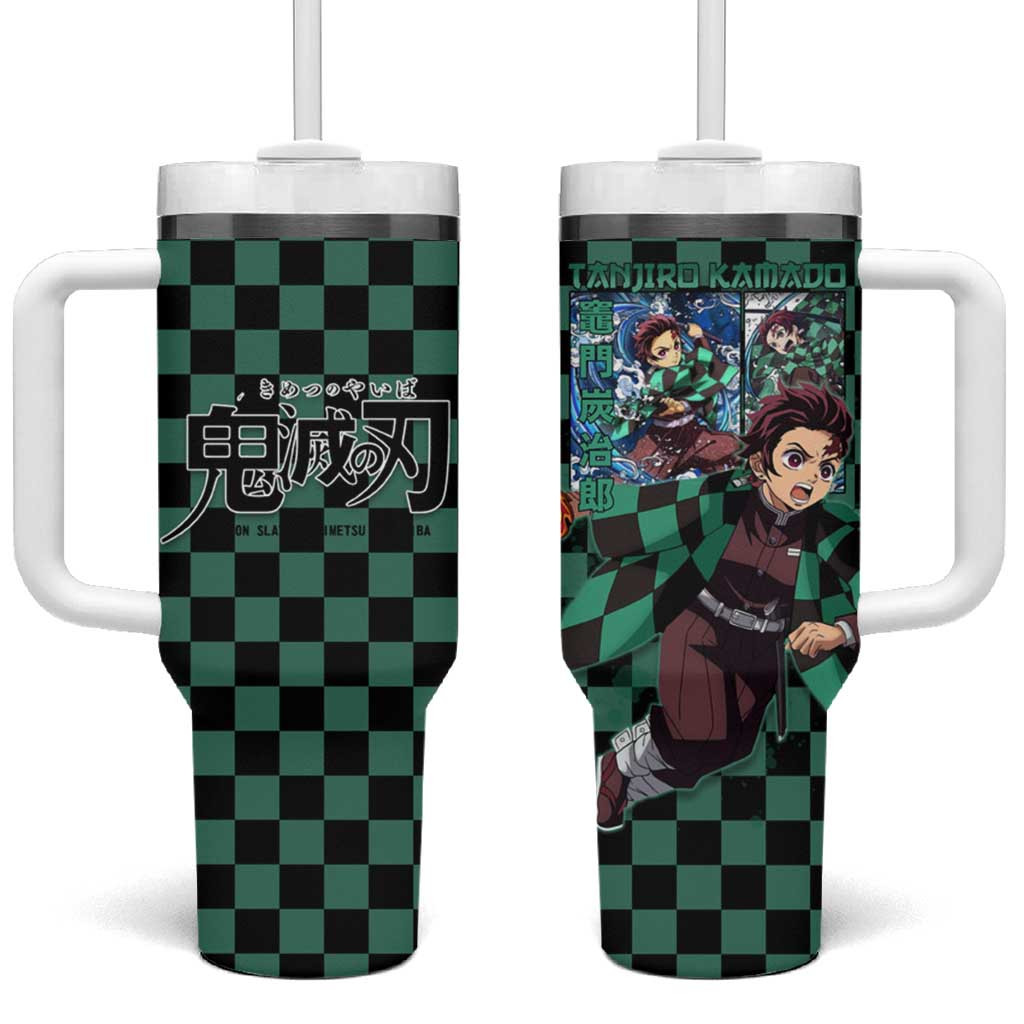 Tanjiro Kamado Tumbler With Handle With Demon Slayer Anime