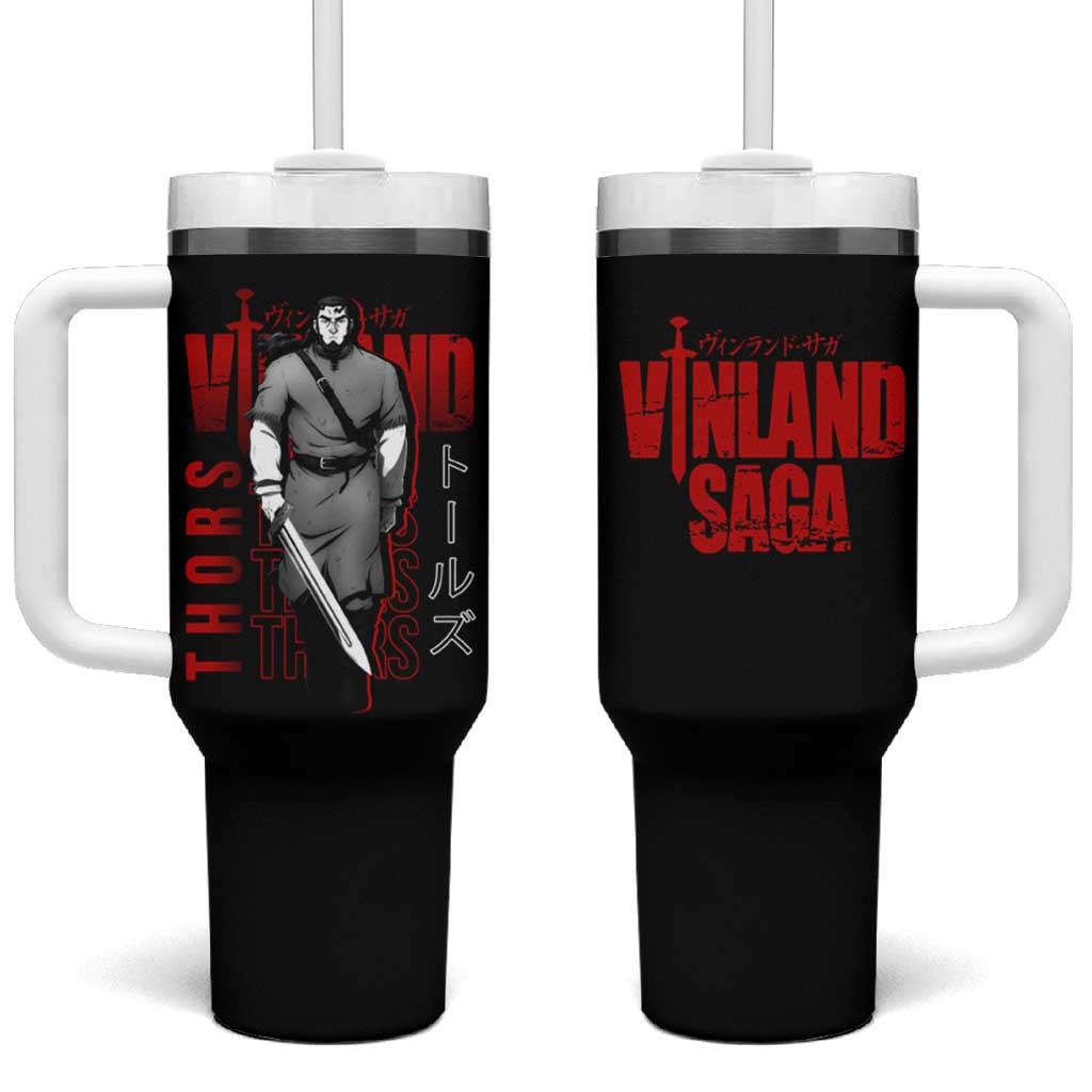 Thors Vinland Saga Tumbler With Handle The Crimson Commander