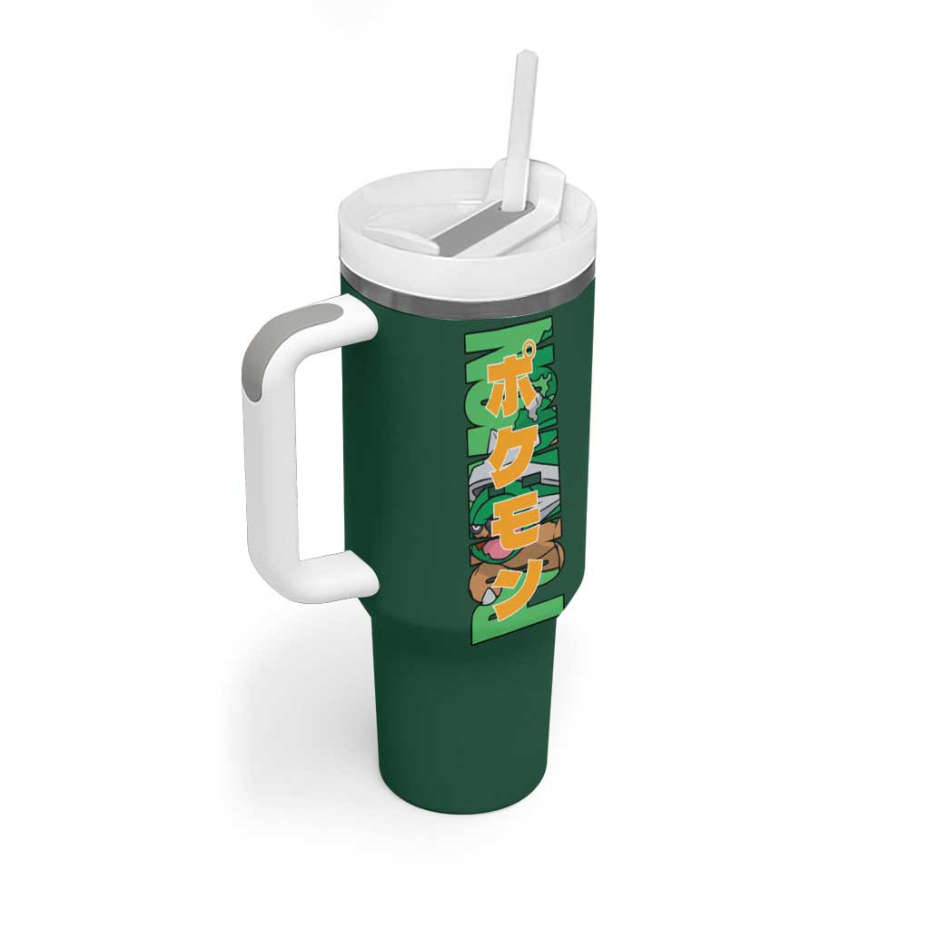 Torterra Tumbler With Handle Evolution Grass Ground Type Forest Turtle Design