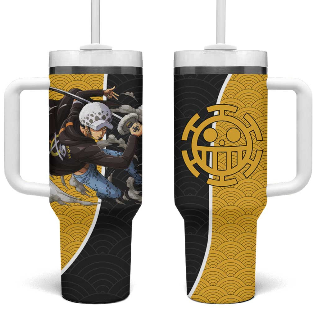 Trafalgar Law One Piece Tumbler With Handle Anime Style