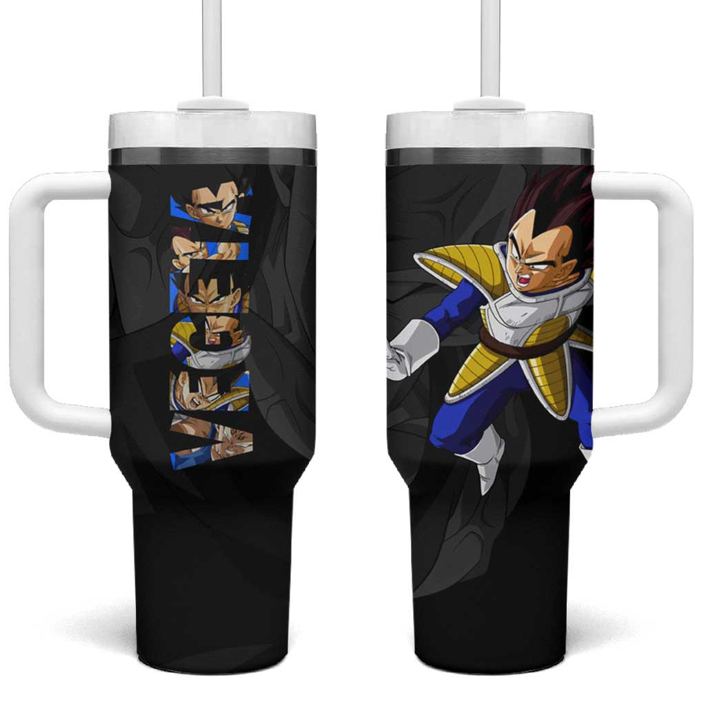 Vegeta Dragon Ball Tumbler With Handle Anime Style