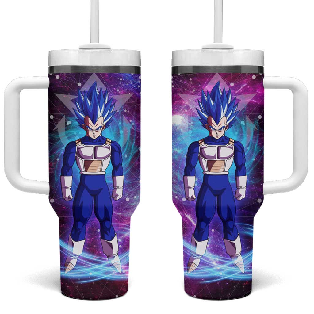 Vegeta Dragon Ball Tumbler With Handle With Galactic Warrior Energy