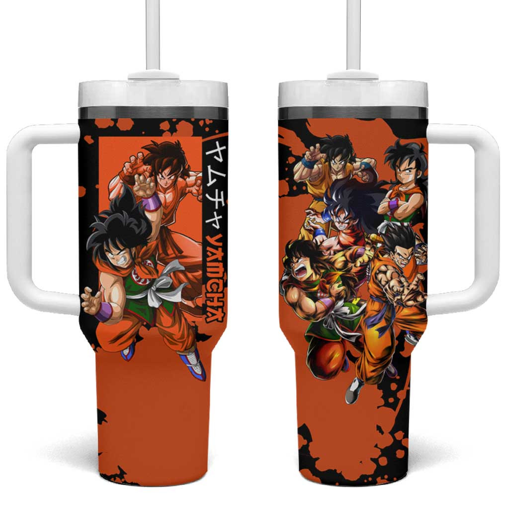 Yamcha Dragon Ball Tumbler With Handle Anime Style