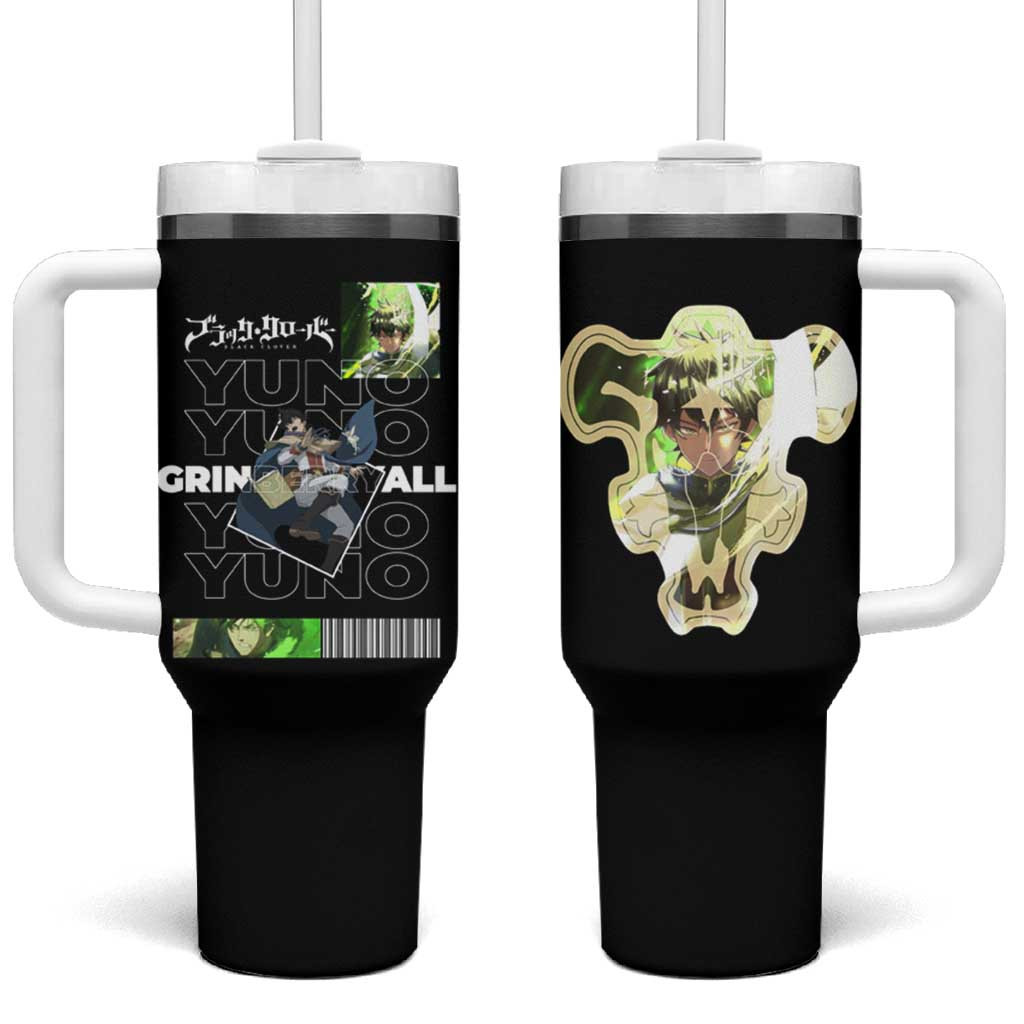 Yuno Grinberryall Black Clover Tumbler With Handle Anime Style