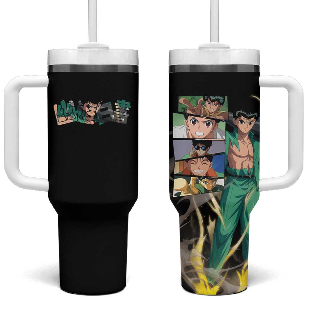 Yusuke Urameshi Yuyu Hakusho Tumbler With Handle Anime Style