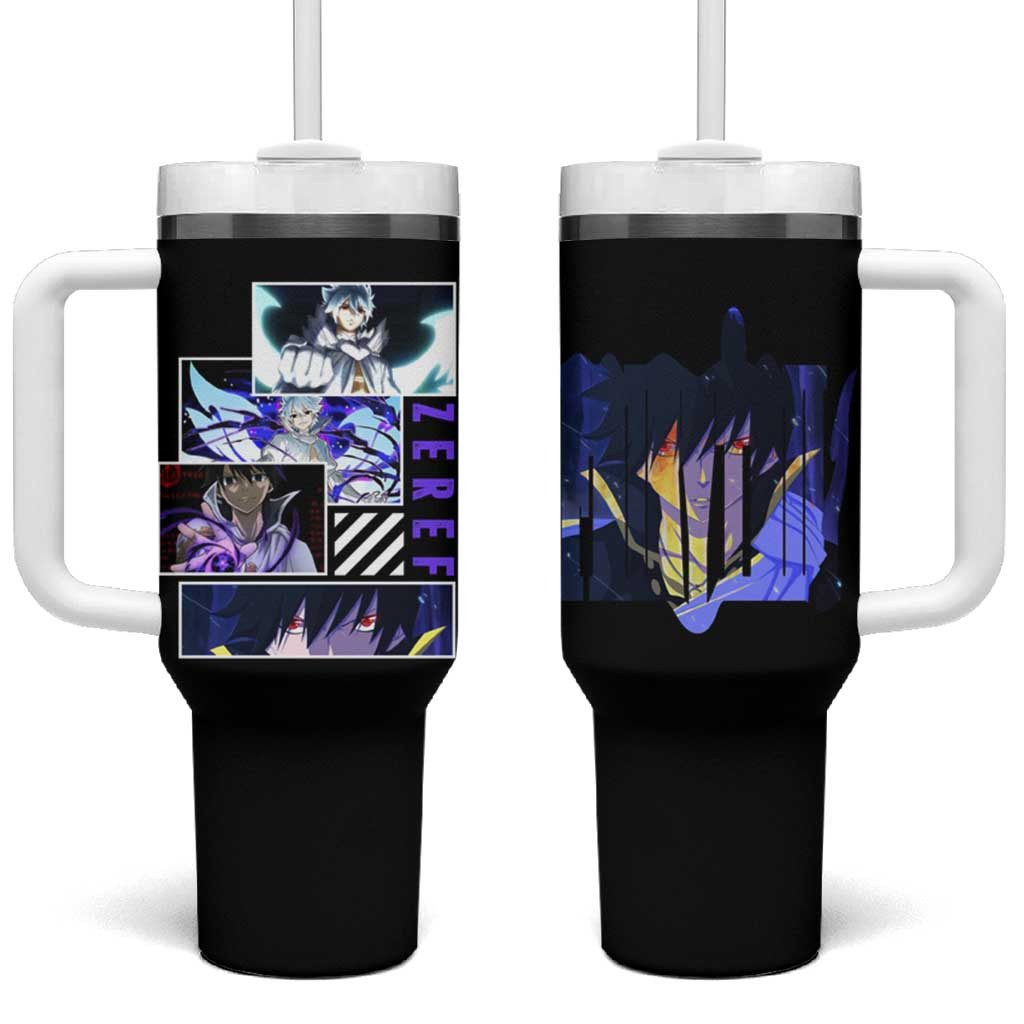 Zeref Dragneel Fairy Tail Tumbler With Handle Anime Style