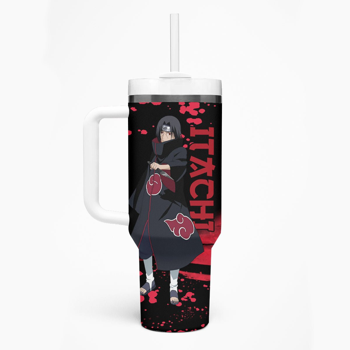 Akatsuki Itachi Tumbler With Handle Naruto