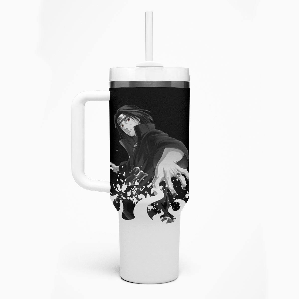Akatsuki Itachi Uchiha Tumbler With Handle Naruto