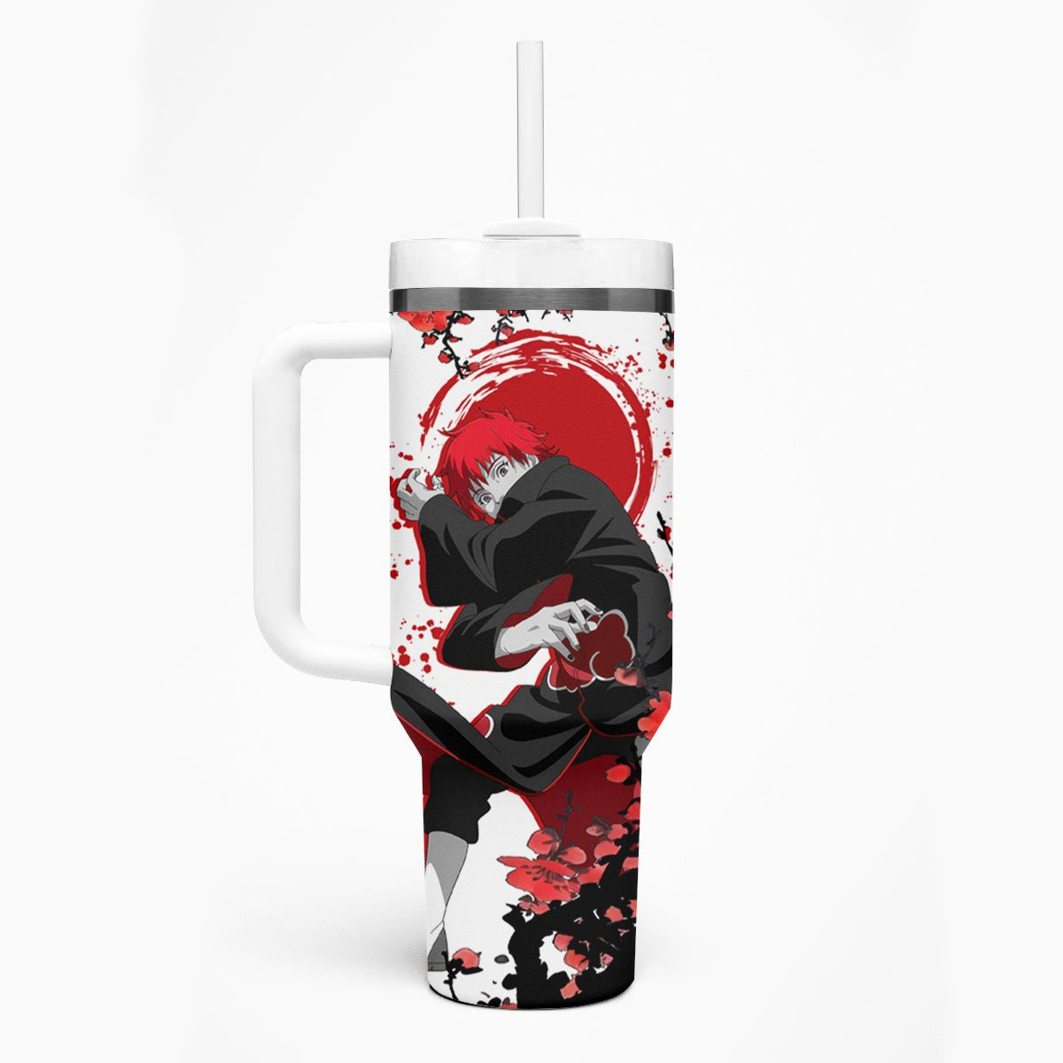 Akatsuki Sasori Tumbler With Handle Japan Style Anime