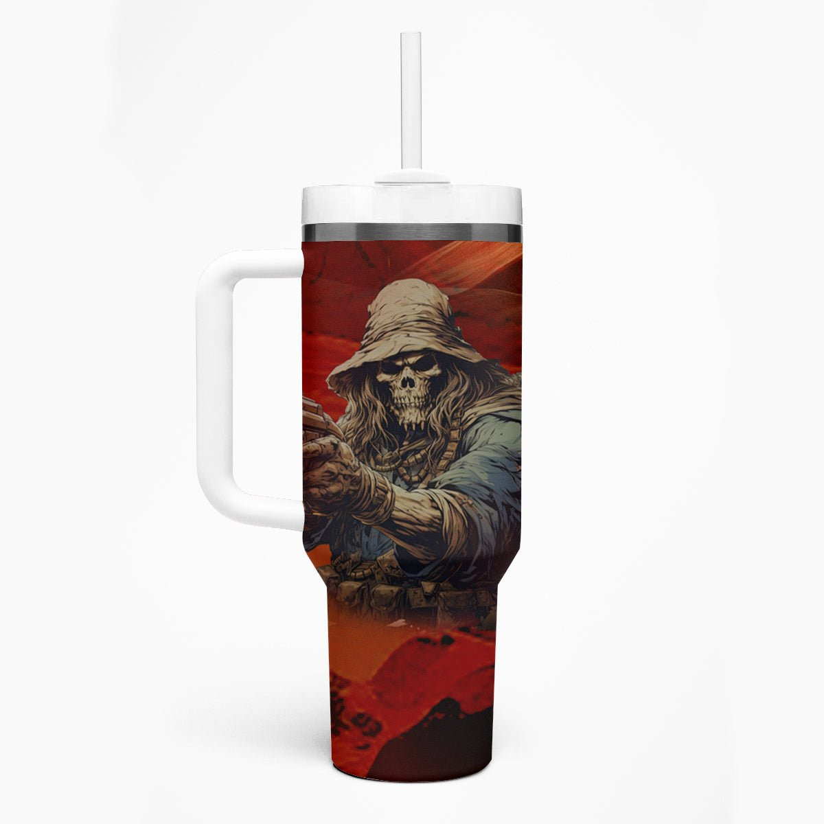 America Live It Love It Or Get The Hell Out Tumbler With Handle