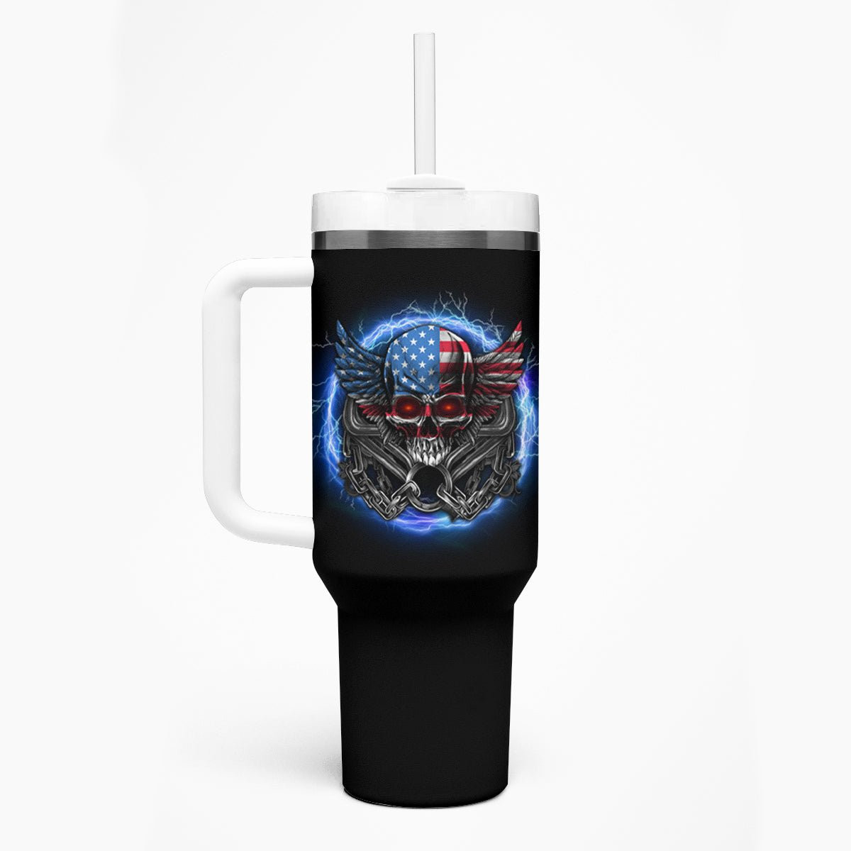 America Live It Love It Or Get The Hell Out Tumbler With Handle