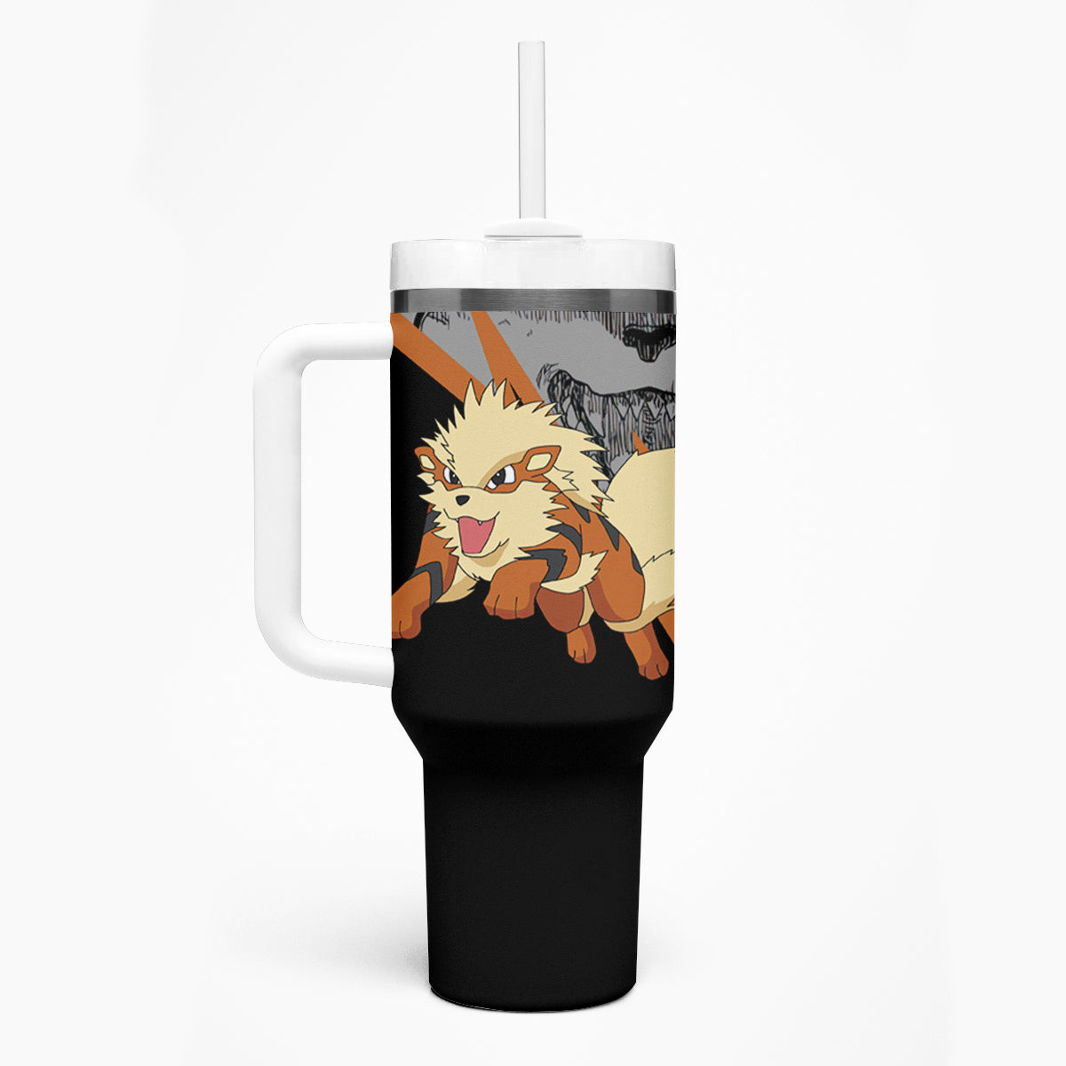 Arcanine Pokemon Tumbler With Handle Mix Manga