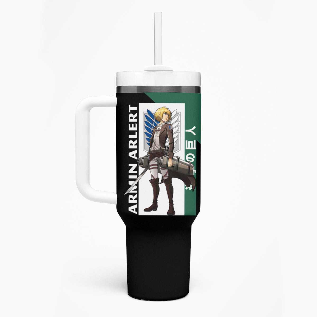Armin Arlert Tumbler With Handle Attack On Titan