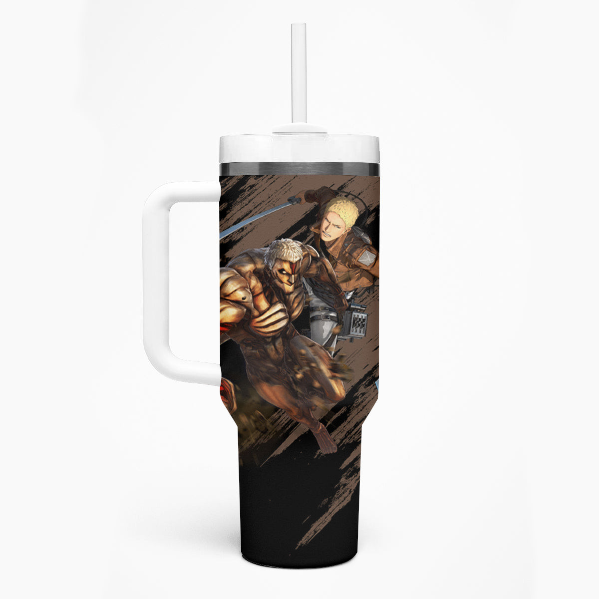 Armored Titan Tumbler With Handle Attack On Titan