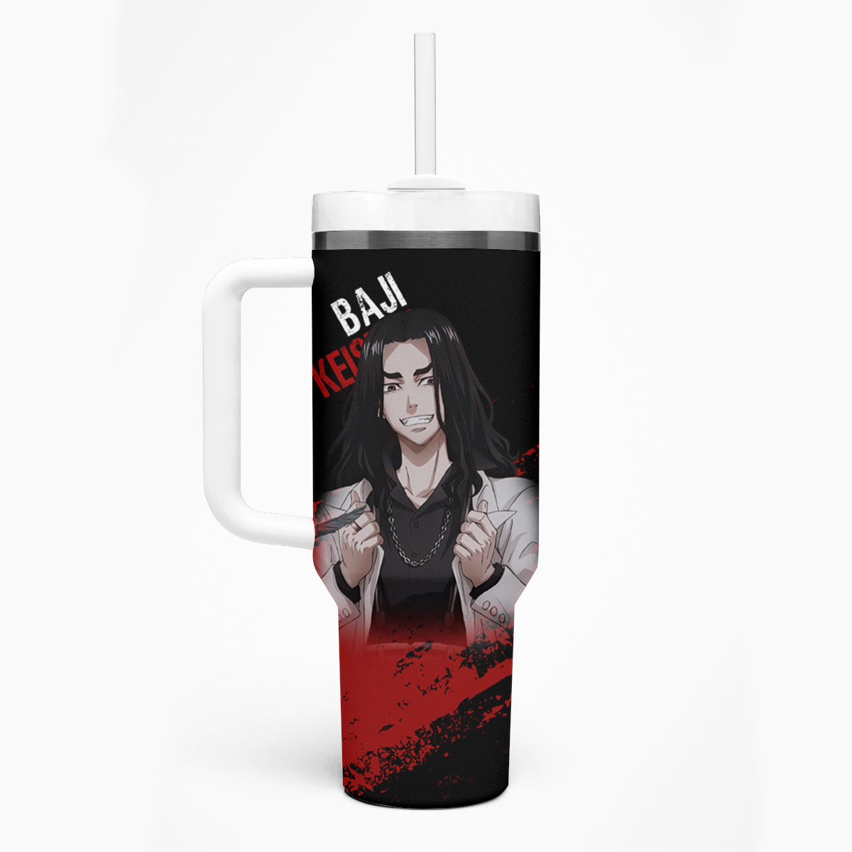 Baji Keisuke Anime Revengers Tumbler With Handle