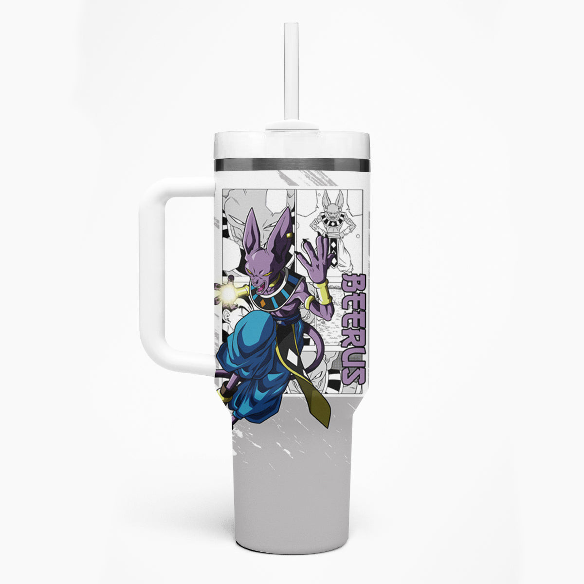 Beerus Tumbler With Handle Dragon Ball Mix Anime Manga