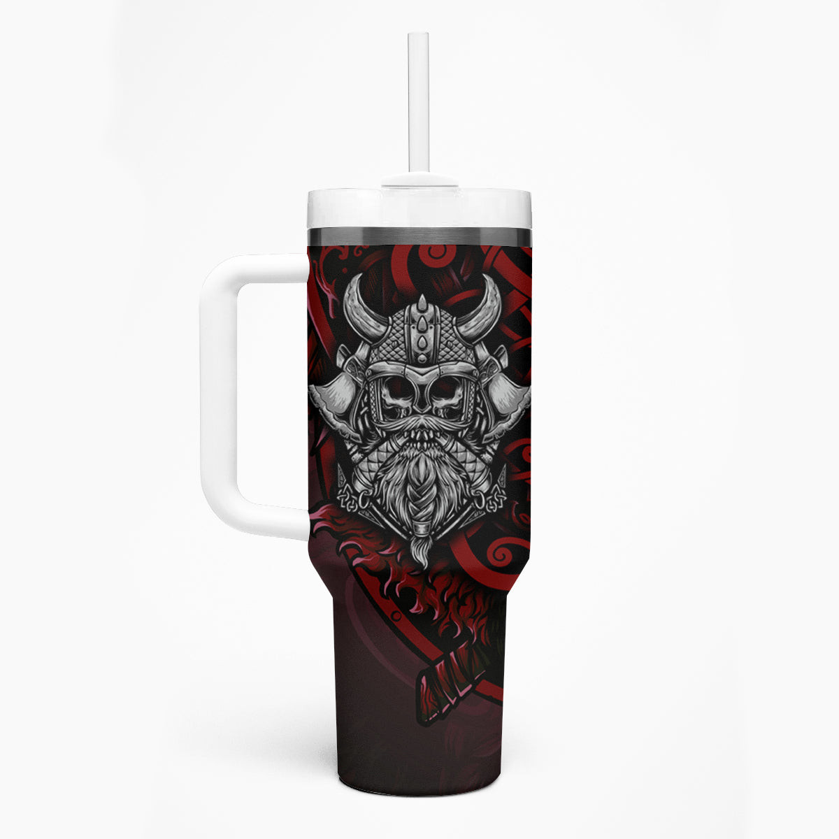 Blood Of Viking Warrior Tumbler With Handle