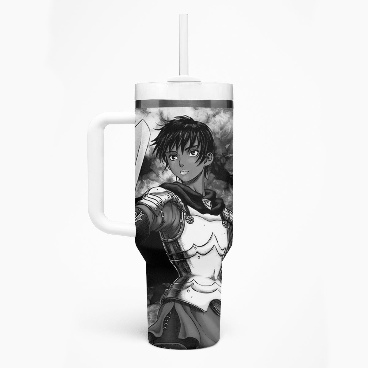 Casca Berserk Tumbler With Handle Grunge Style