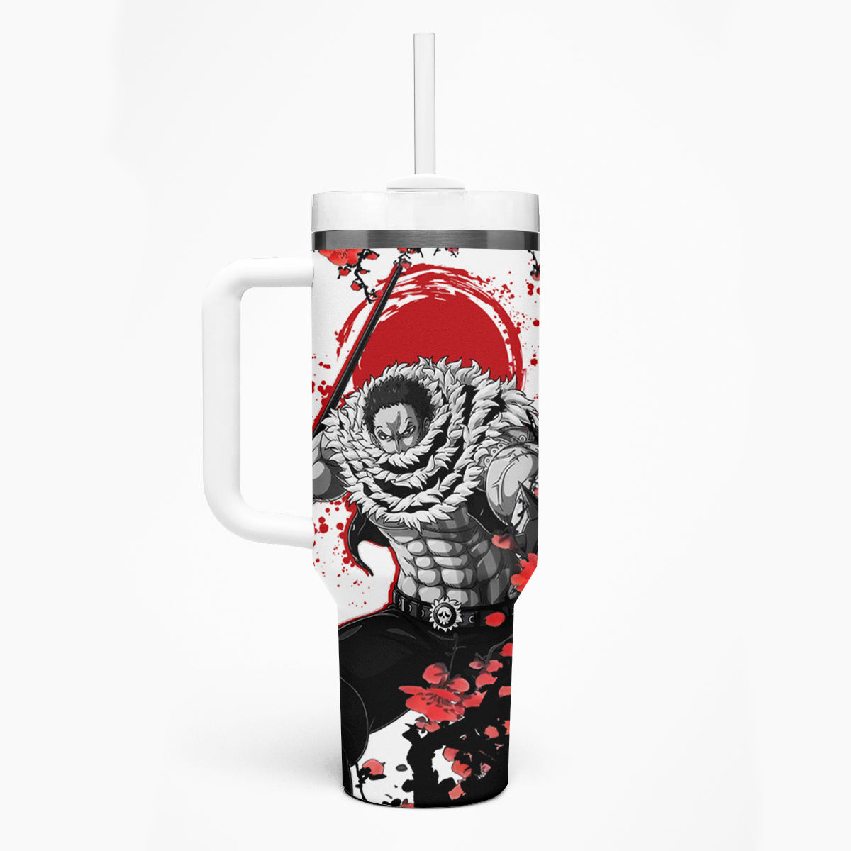Charlotte Katakuri One Piece Tumbler With Handle Japan Style One Piece Anime
